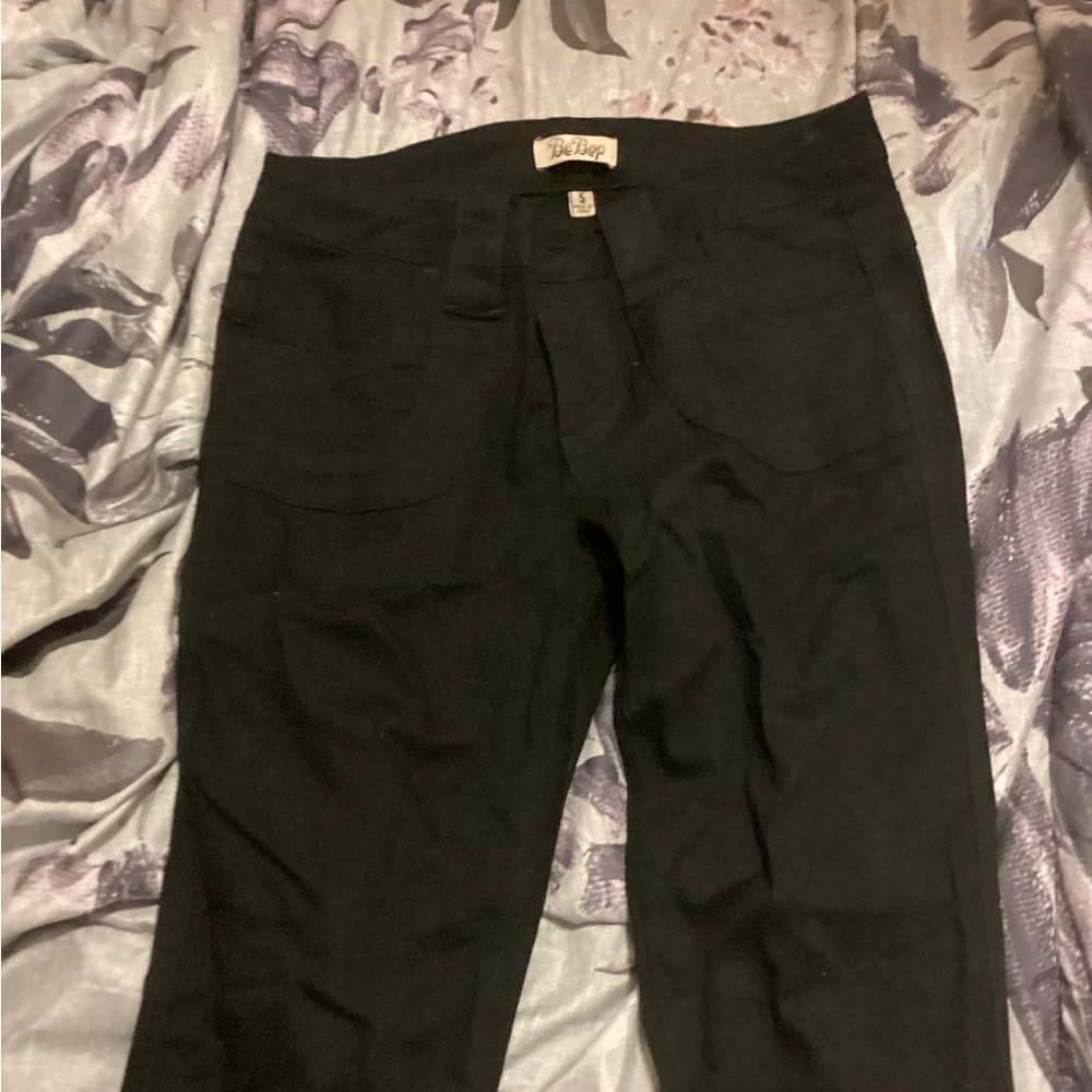 BeBop Men's Classic Black Chinos